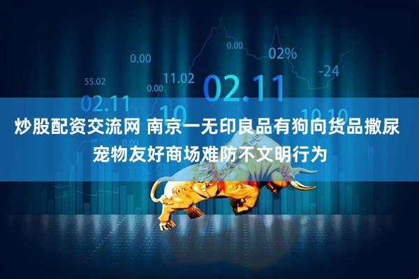 炒股配资交流网 南京一无印良品有狗向货品撒尿 宠物友好商场难防不文明行为